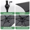 Garten-Sonnenschirm ORIENT mit verstellbarem Neigungswinkel Produktbild-Vorschau 4