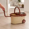 Schaum Mop Obrotowy PRO z Wiadrem na Kółkach, Dozownikiem i Podgląd zdjęcia produktu 6