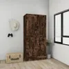 vidaXL Šatní skříň Smoked Oak 82,5x51,5x180 cm výrobek ze Náhled obrázku produktu 2