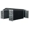 4iQ Metallgarage 6x3 m, 18 m², verzinkter Stahl, Anthrazit Produktbild-Vorschau 3