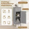 Mobiletto da bagno COSTWAY con cassetto, mobiletto Anteprima dell’immagine prodotto 7