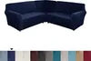 Topchances Velvet Sofa Cover L Shape 5 Seater Corner Sofa Náhled obrázku produktu 2