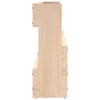 vidaXL Wand-Schuhregale 2 Stk. 110x9x23 cm Massivholz Produktbild-Vorschau 7