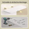 SONGMICS Spiegel 360° drehbar, mit Haken und Ablagen, Produktbild-Vorschau 7