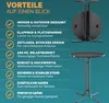 Casaria® Stehtisch Klappbar Outdoor Gastro Bistrotisch 2x Produktbild-Vorschau 7