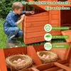 Hühnerstall aus Holz mit 2 Nistkästen, Hühnerhaus mit Produktbild-Vorschau 5