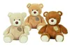 Three teddy bears of different colors are sitting on a white background. Náhľad obrázku produktu