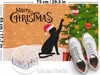 Zerbino natalizio BRUBAKER - Gatto di Natale - Zerbino Anteprima dell’immagine prodotto 2