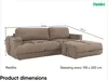 MEBLINI Schlafcouch mit Bettkasten - Ecksofa mit Produktbild-Vorschau 5
