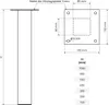 HOLZBRINK Tischbeine Eckig, Möbelfüße aus Quadratrohr 80x80 Produktbild-Vorschau 2