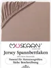 Müskaan Jersey Spannbettlaken 140x200 - 160x200 cm nougat Produktbild-Vorschau 1