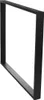 A black metal table leg frame on a white background. Produktbild-Vorschau