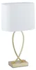 Stolná lampa Relaxdays, nočná lampa s látkovým tienidlom, Náhľad obrázku produktu 1