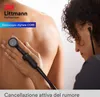 A healthcare professional using a stethoscope on a patient's back. Produktbild-Vorschau
