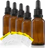 5 x 30 ml lahvička s pipetou, hnědé sklo, standardní Náhled obrázku produktu 1