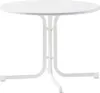 Tisch 136/W 100 cm weiß Gestell aus Stahl in weiß, Produktbild-Vorschau 1