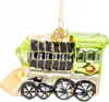 Christbaumschmuck Eisenbahn Glas 8cm 1 Stück grün oder rot Produktbild-Vorschau 8
