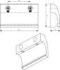 Aluminium Balkontürgriff Deluxe Weiß RAL9016 Produktbild-Vorschau 4