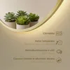 S'AFIELINA Specchio da bagno LED Rotondo 60cm, touch, Anteprima dell’immagine prodotto 9