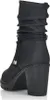 A black women's boot is shown from the side against a white background. Voir les images du produit