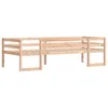 vidaXL Kinderbett 75x190 cm Massivholz Kiefer Produktbild-Vorschau 3