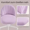 SONGMICS, kosmetické křeslo, kancelářské křeslo, potah z Náhled obrázku produktu 7