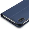 A close-up shot of a blue flip case for a smartphone. Náhľad obrázku produktu