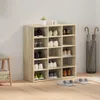 vidaXL Scarpiera in rovere Sonoma 77,5 x 30 x 83,5 cm Anteprima dell’immagine prodotto 4