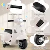 COSTWAY motorino elettrico per bambini, Vespa 6V con faro e Anteprima dell’immagine prodotto 7