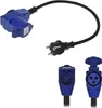CEE Neopren Adapter CEE auf Schuko mit Winkelstecker, Produktbild-Vorschau 1
