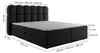 Boxspringbett Excellent Home Softi II 180x200 cm Quelle 92 Produktbild-Vorschau 3