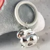 Wilkens Babyrassel Hase Bambino in 925 Sterlingsilber Produktbild-Vorschau 2