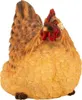 Huhn liegend 24,5cm Tierfigur Landhausstil Frühling Garten Produktbild-Vorschau 2