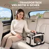 Faltbare Hundebox Transporttasche Transportbox Auto Katze Produktbild-Vorschau 3