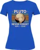 Pluto Never Forget 1930 2006 Vintage Retro Space Astronomy Náhľad obrázku produktu 8