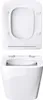 A top-down view of a white ceramic toilet with the lid open. Produktbild-Vorschau