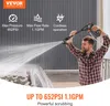A man is using a cordless pressure washer to clean a car covered in foam. Produktbild-Vorschau