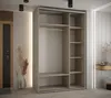 Kleiderschrank INDIRA 1 - 150/60 cm, Kaschmir / Schwarz Produktbild-Vorschau 3