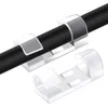Kabelclips, selbstklebend, transparent – Kabelhalter – Produktbild-Vorschau 1