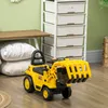 HOMCOM Sitzbagger, Aufsitzbagger mit Schaufel, Stauraum, Produktbild-Vorschau 2