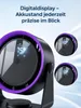 Tragbarer Ventilator, 5 Kühlstufen, USB Air Wandmontierter Produktbild-Vorschau 2