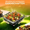 BBQ Grillspieße Set 6 Stück Edelstahl mit klappbarem Produktbild-Vorschau 3