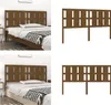 vidaXL Bett Kopfteil Honigbraun 165,5x4x100 cm Massivholz Produktbild-Vorschau 1