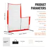 VEVOR L-Typ für Schlägerkäfig 240 x 106 x 214 cm Baseball- Produktbild-Vorschau 7