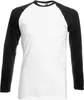 Fruit Of The Loom Herren Baseball T-Shirt, langärmlig BC328 Produktbild-Vorschau 1