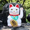Glückskatze - Maneki-neko - Winkekatze - 15 cm - weiß Produktbild-Vorschau 9