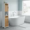 Relaxdays Badschrank, 2 Türen, 1 Schublade, Hochschrank, Produktbild-Vorschau 5