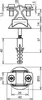 DEHN Leitungshalter NIRO 274160 f. Rd. 8-10mm m. Produktbild-Vorschau 2