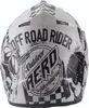 Crosshelm Helm Kinderhelm Motorradhelm Motocross Skeleton Produktbild-Vorschau 7