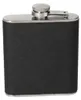 Flachmann Edelstahl mit Lederhülle schwarz, 5oz (ca. 150ml) Produktbild-Vorschau 6